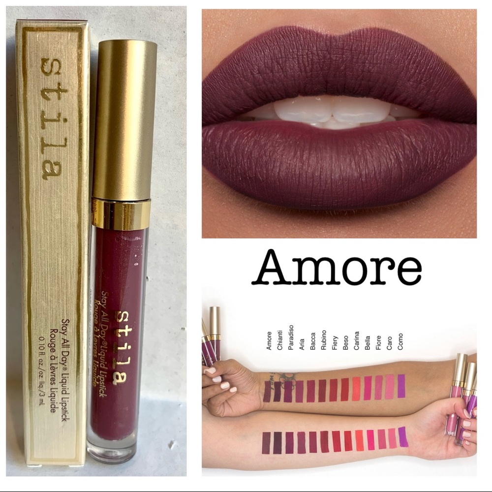 STILA FULL SIZE AMORE LIQUID LIPSTICK- NIB
